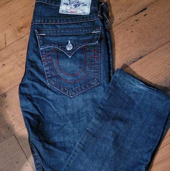 RARE True Religion Red Stitch Bandana - Picture 8 of 10